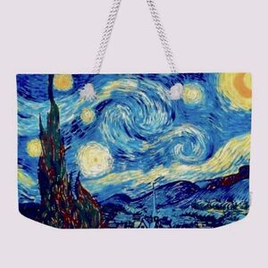 Van Gogh Starry Night Beach Tote